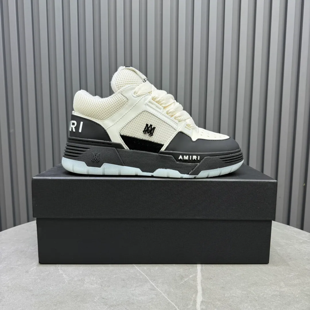 Men's shoes 💰660💰 AMIRI AMIRI trendy brand hot sale 🔥 Available all year round, couples 💑 Official website synchronization Imported fabrics 1⃣️ vs 1⃣️ replica, original factory special original sole, 35-45 (45. non-refundable)